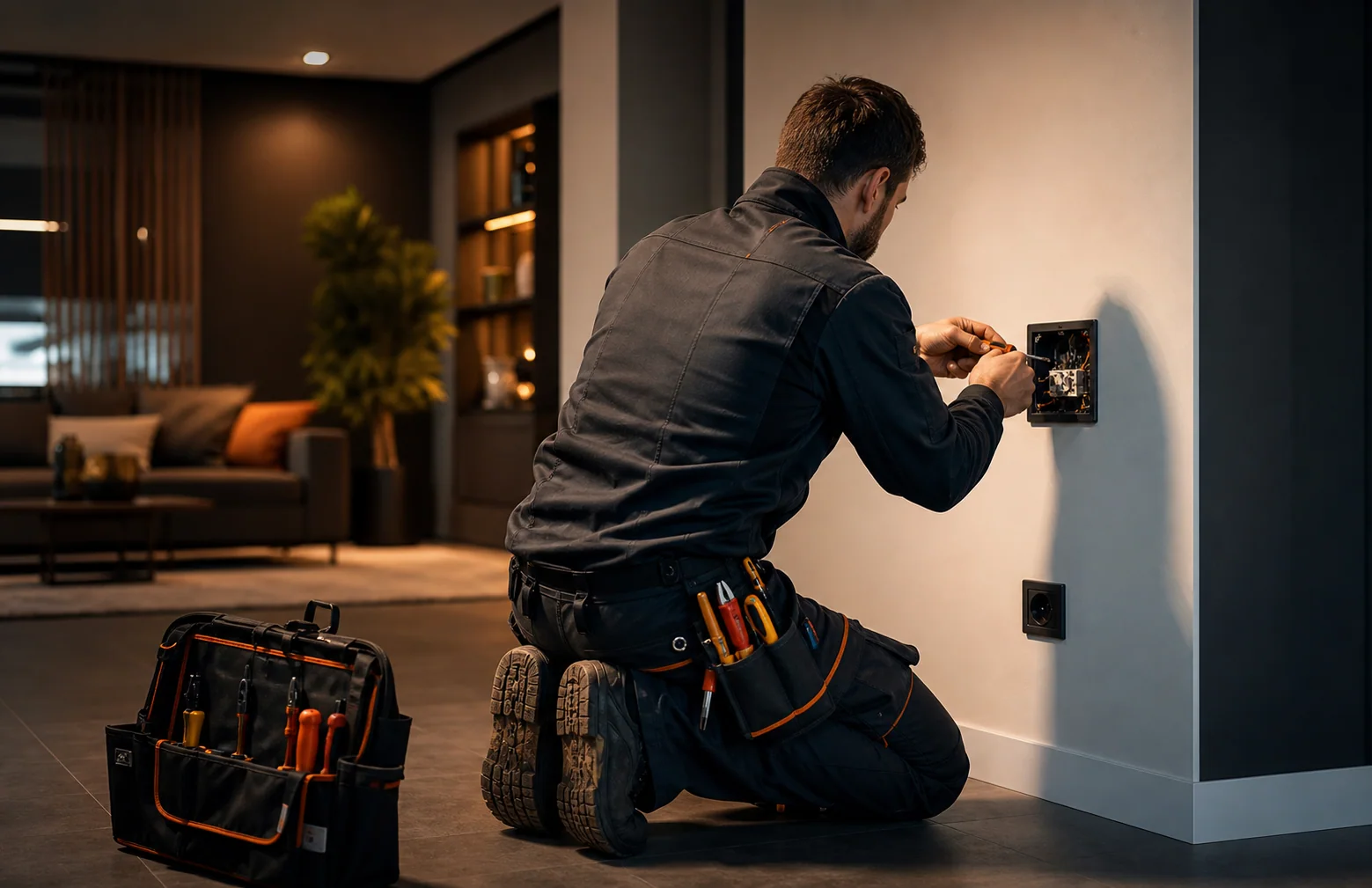 Intervention électrique propre et professionnelle réalisée par Nova Light