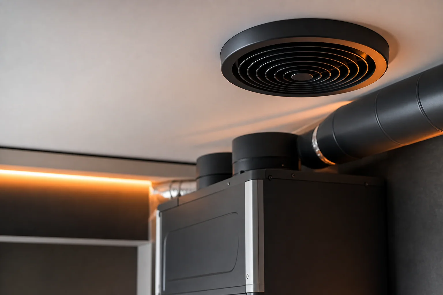 Système de ventilation moderne pour améliorer la qualité de l’air intérieur